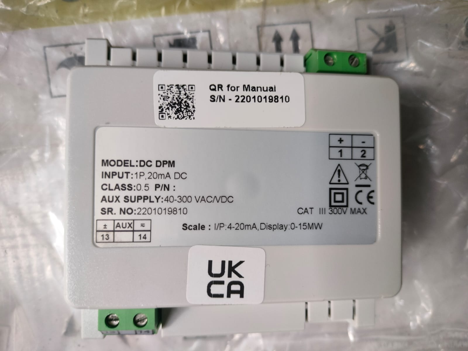 Rishabh DC DPM Digital MW Power meter Meter  4-20ma , 0-15 MW